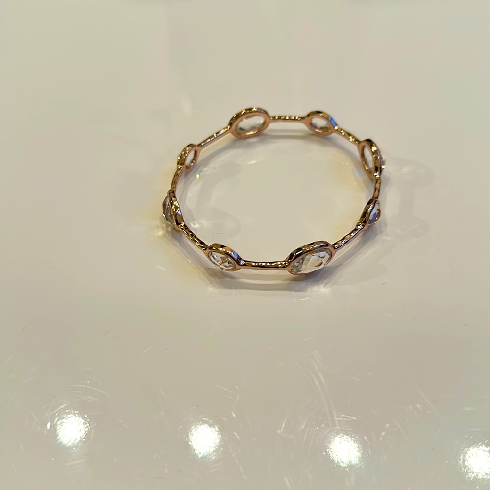 Rose Gold over Silver Ippolita Rock Crystal Bracelet